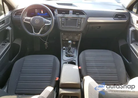 2022 Volkswagen Tiguan S из США, поврежденный, VIN 3VV1B7AX7NM013370